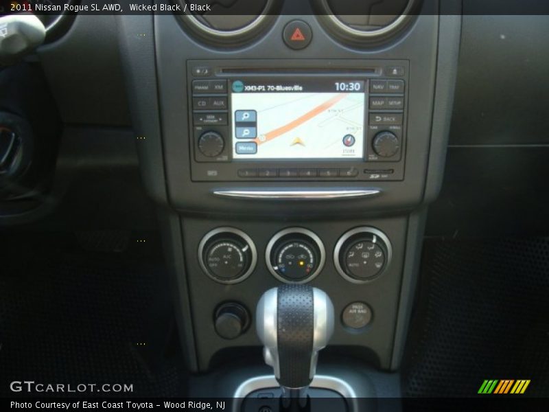 Wicked Black / Black 2011 Nissan Rogue SL AWD