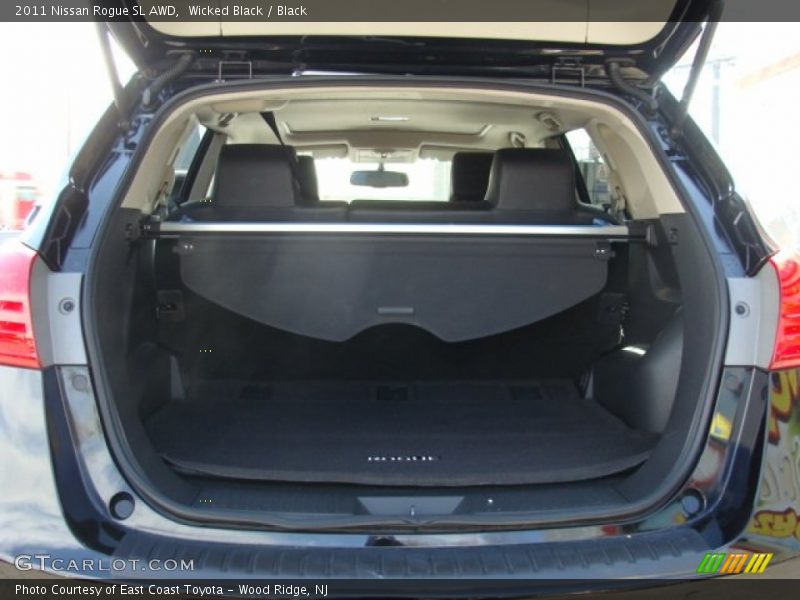 Wicked Black / Black 2011 Nissan Rogue SL AWD