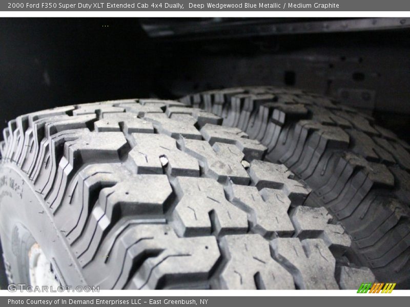 Deep Wedgewood Blue Metallic / Medium Graphite 2000 Ford F350 Super Duty XLT Extended Cab 4x4 Dually