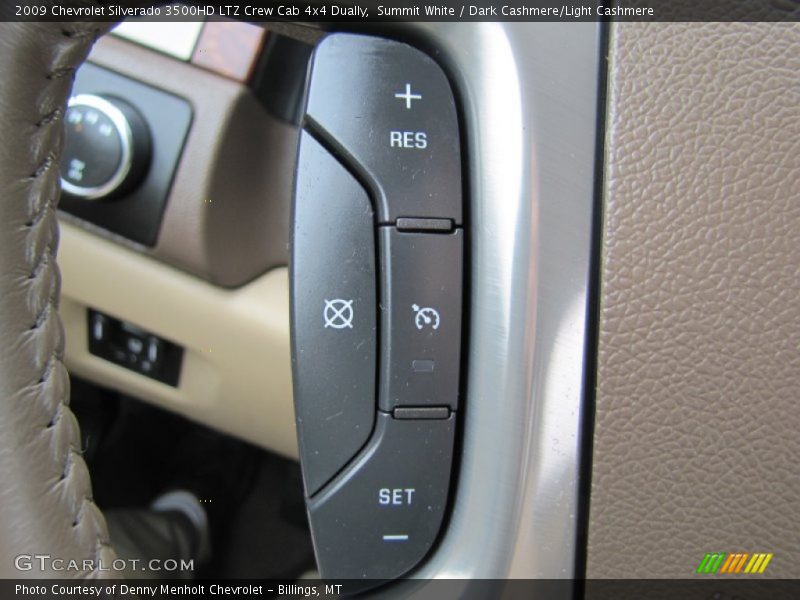 Summit White / Dark Cashmere/Light Cashmere 2009 Chevrolet Silverado 3500HD LTZ Crew Cab 4x4 Dually