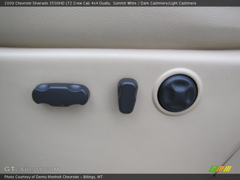 Summit White / Dark Cashmere/Light Cashmere 2009 Chevrolet Silverado 3500HD LTZ Crew Cab 4x4 Dually