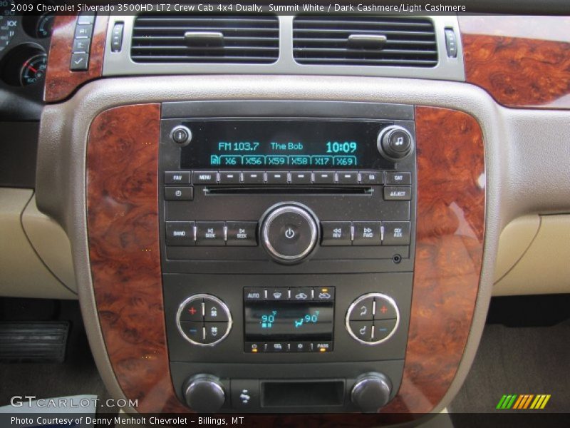 Summit White / Dark Cashmere/Light Cashmere 2009 Chevrolet Silverado 3500HD LTZ Crew Cab 4x4 Dually