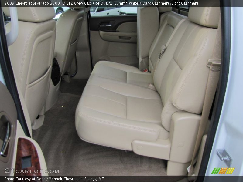 Summit White / Dark Cashmere/Light Cashmere 2009 Chevrolet Silverado 3500HD LTZ Crew Cab 4x4 Dually