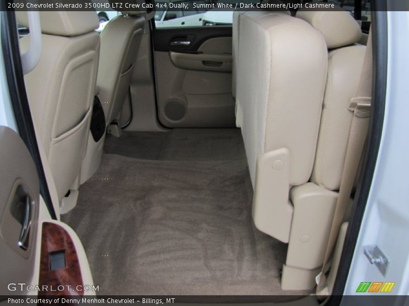 Summit White / Dark Cashmere/Light Cashmere 2009 Chevrolet Silverado 3500HD LTZ Crew Cab 4x4 Dually