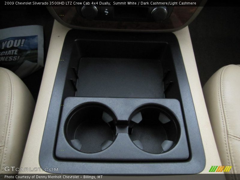 Summit White / Dark Cashmere/Light Cashmere 2009 Chevrolet Silverado 3500HD LTZ Crew Cab 4x4 Dually