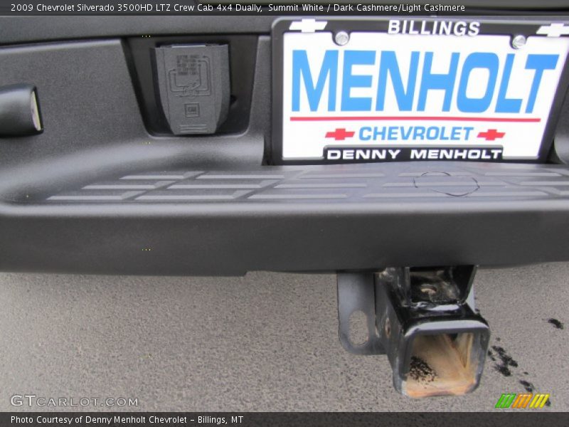 Summit White / Dark Cashmere/Light Cashmere 2009 Chevrolet Silverado 3500HD LTZ Crew Cab 4x4 Dually