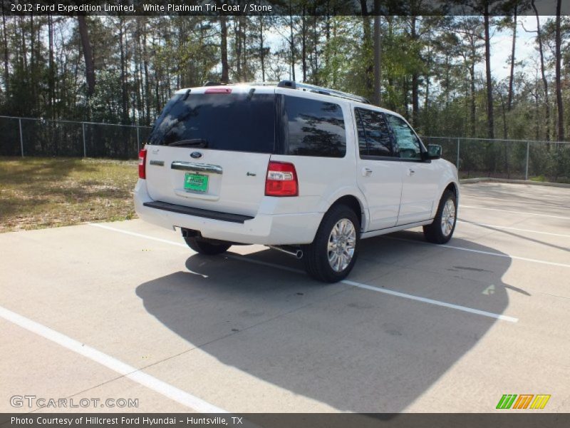White Platinum Tri-Coat / Stone 2012 Ford Expedition Limited