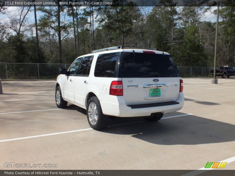 White Platinum Tri-Coat / Stone 2012 Ford Expedition Limited
