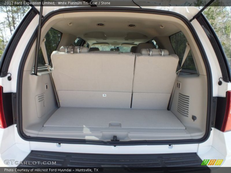 White Platinum Tri-Coat / Stone 2012 Ford Expedition Limited