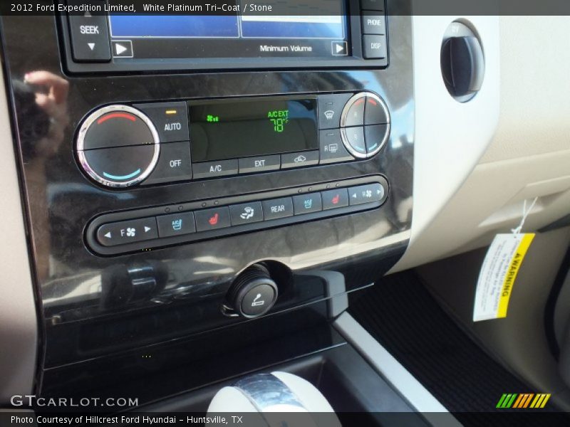 White Platinum Tri-Coat / Stone 2012 Ford Expedition Limited