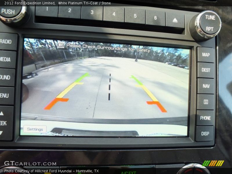 White Platinum Tri-Coat / Stone 2012 Ford Expedition Limited