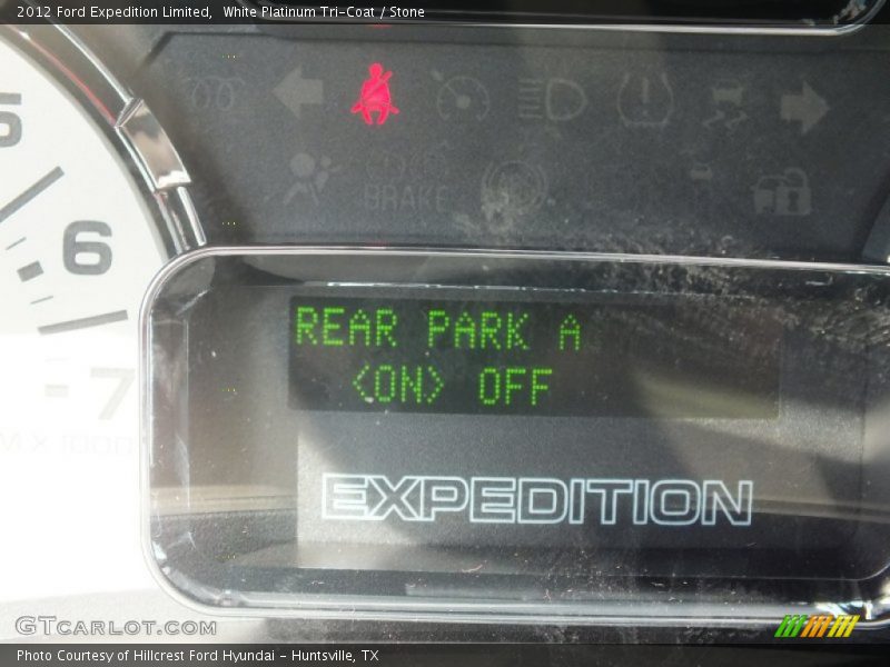 White Platinum Tri-Coat / Stone 2012 Ford Expedition Limited