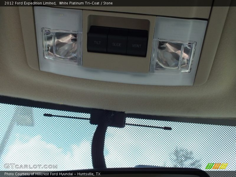 White Platinum Tri-Coat / Stone 2012 Ford Expedition Limited