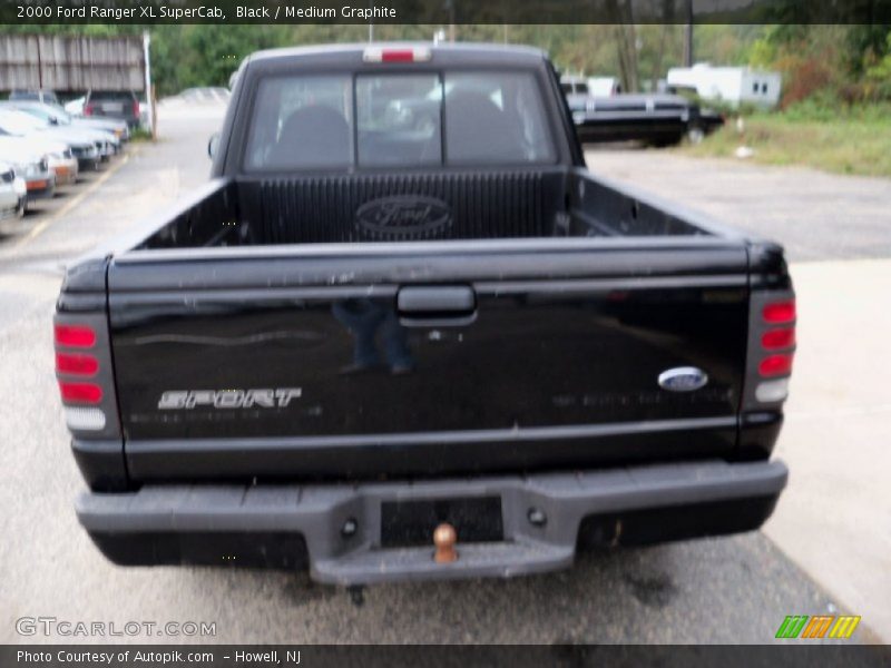 Black / Medium Graphite 2000 Ford Ranger XL SuperCab