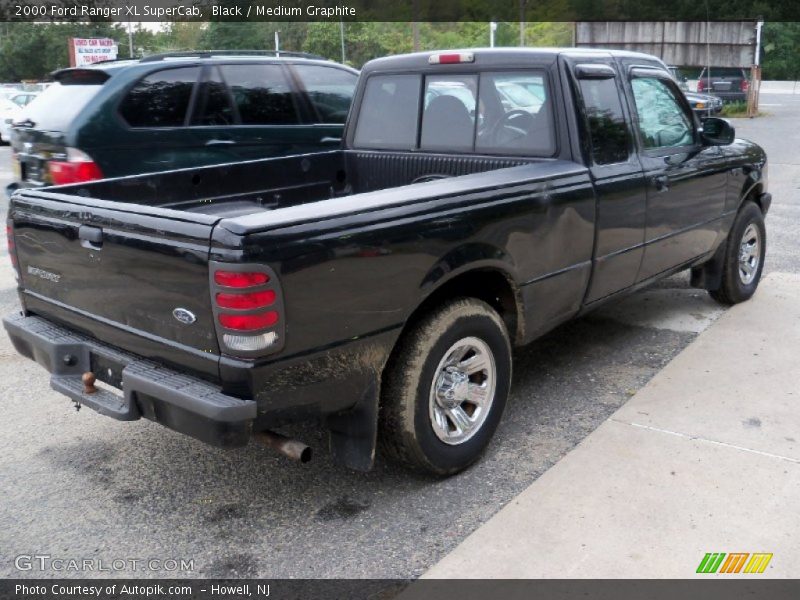 Black / Medium Graphite 2000 Ford Ranger XL SuperCab