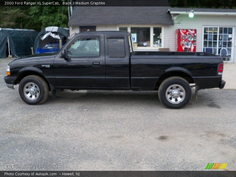 Black / Medium Graphite 2000 Ford Ranger XL SuperCab