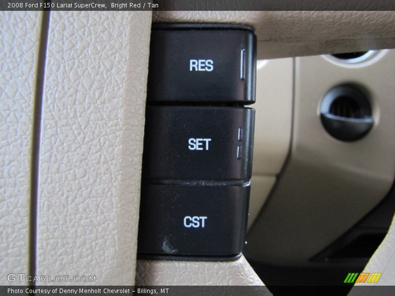 Bright Red / Tan 2008 Ford F150 Lariat SuperCrew