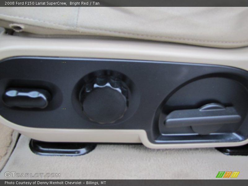 Bright Red / Tan 2008 Ford F150 Lariat SuperCrew