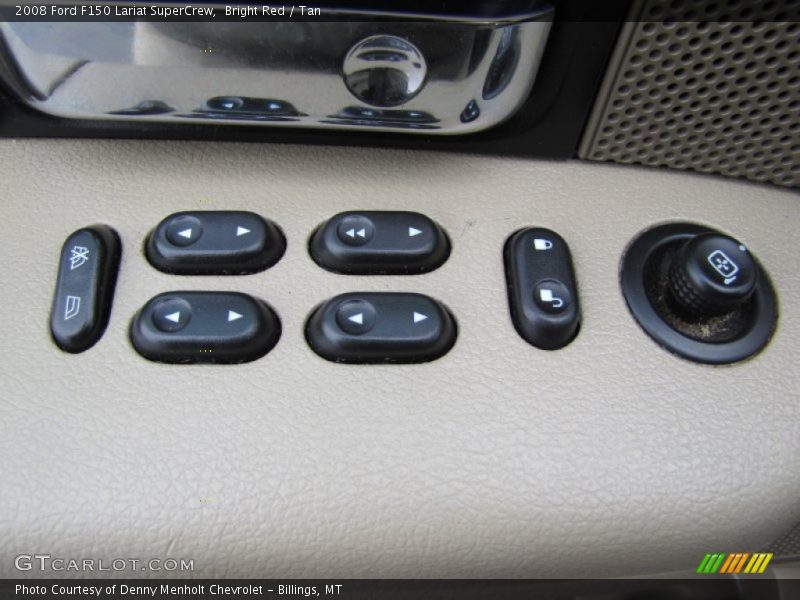Bright Red / Tan 2008 Ford F150 Lariat SuperCrew