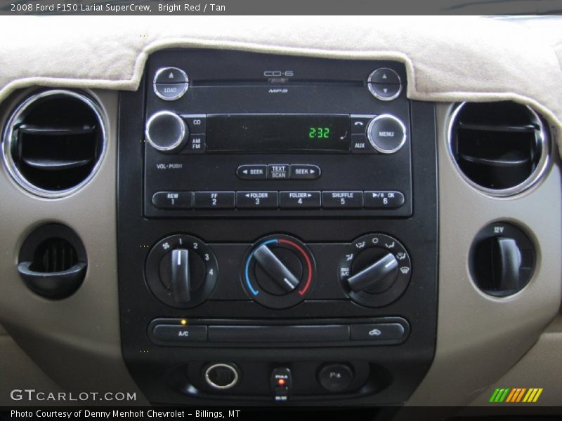 Bright Red / Tan 2008 Ford F150 Lariat SuperCrew