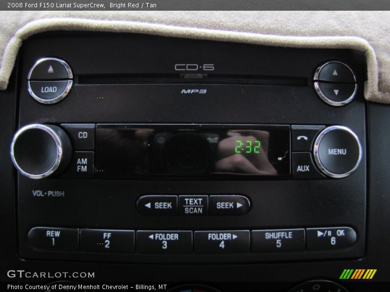 Bright Red / Tan 2008 Ford F150 Lariat SuperCrew