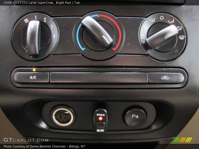 Bright Red / Tan 2008 Ford F150 Lariat SuperCrew