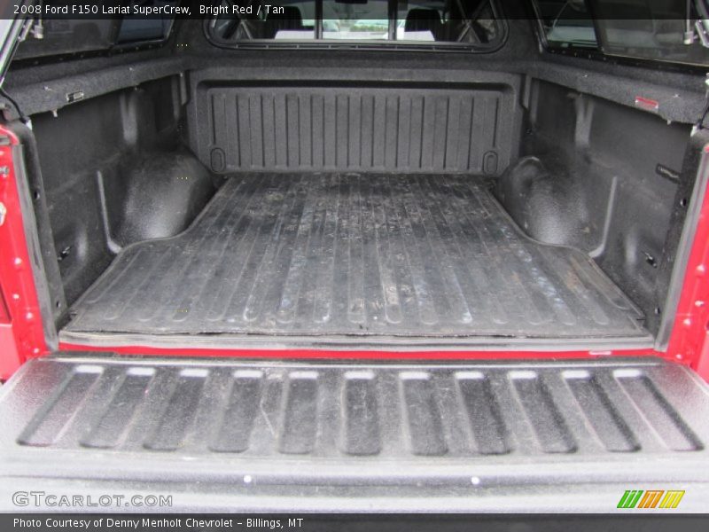 Bright Red / Tan 2008 Ford F150 Lariat SuperCrew