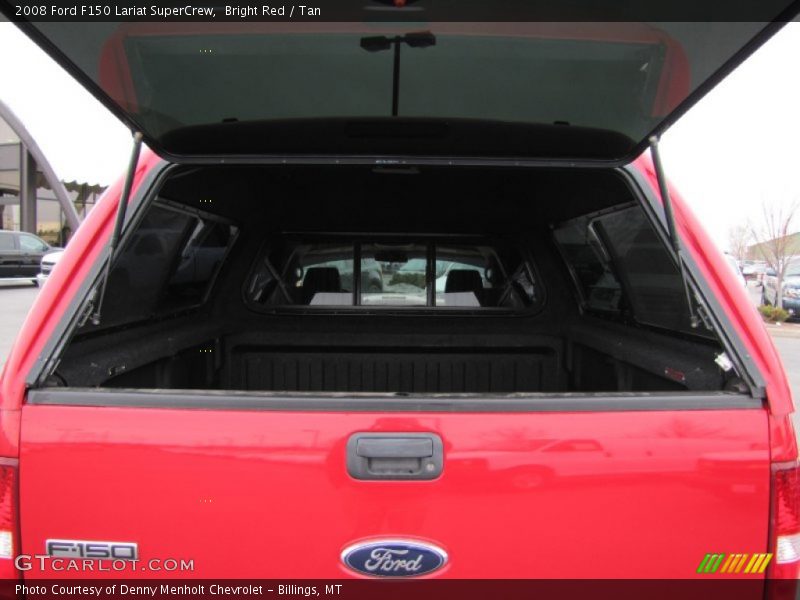 Bright Red / Tan 2008 Ford F150 Lariat SuperCrew