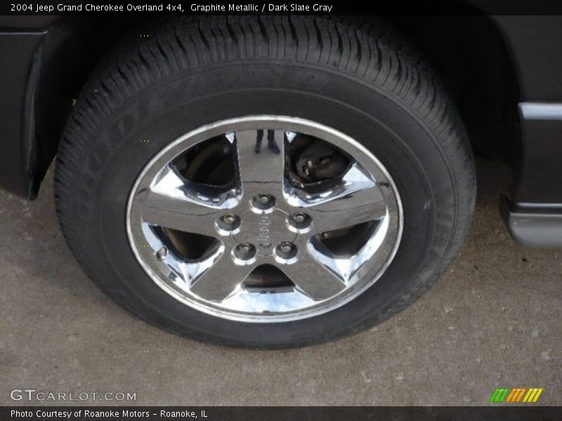 Graphite Metallic / Dark Slate Gray 2004 Jeep Grand Cherokee Overland 4x4