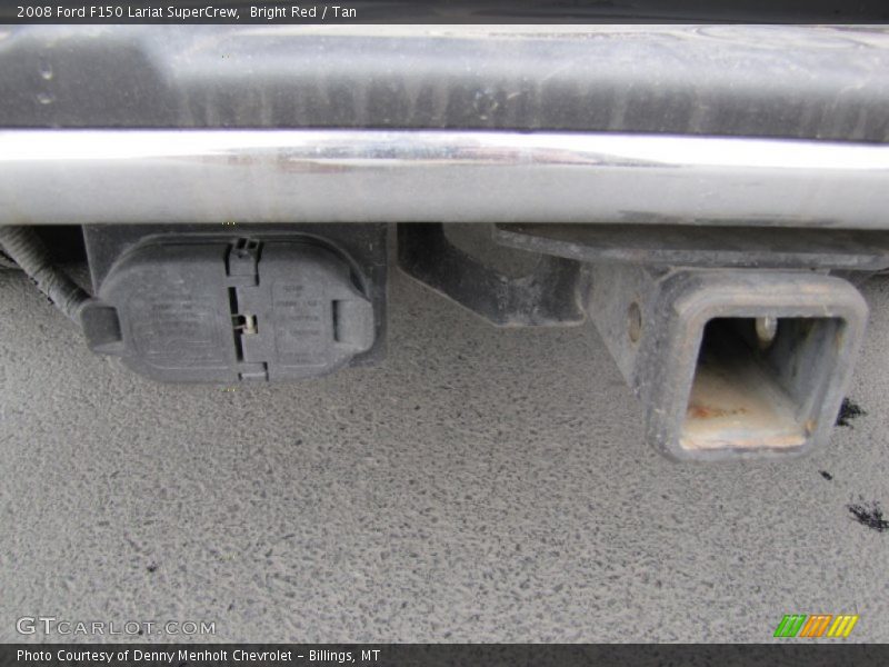 Bright Red / Tan 2008 Ford F150 Lariat SuperCrew