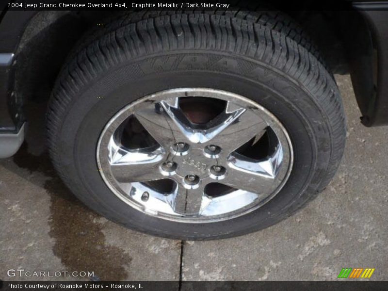 Graphite Metallic / Dark Slate Gray 2004 Jeep Grand Cherokee Overland 4x4