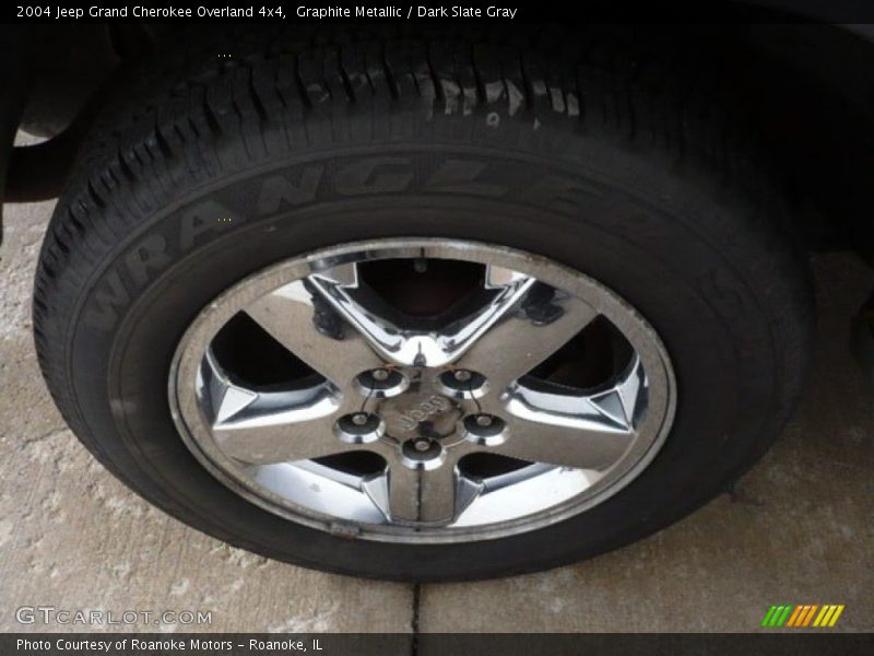 Graphite Metallic / Dark Slate Gray 2004 Jeep Grand Cherokee Overland 4x4
