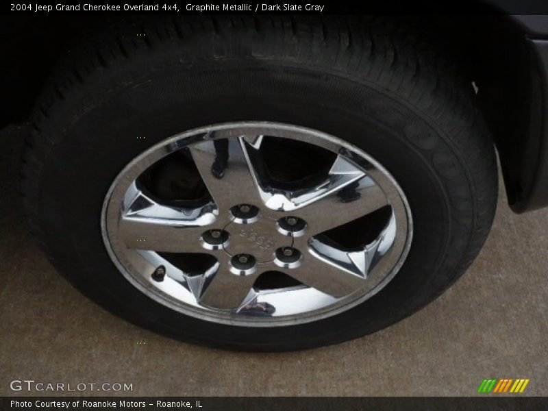 Graphite Metallic / Dark Slate Gray 2004 Jeep Grand Cherokee Overland 4x4