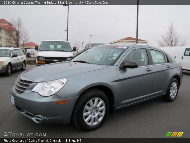 Silver Steel Metallic / Dark Slate Gray 2010 Chrysler Sebring Touring Sedan