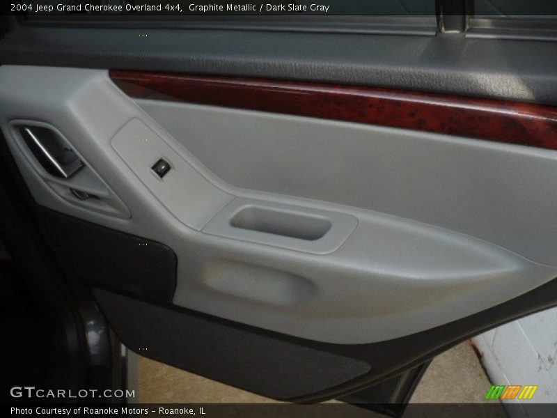 Graphite Metallic / Dark Slate Gray 2004 Jeep Grand Cherokee Overland 4x4