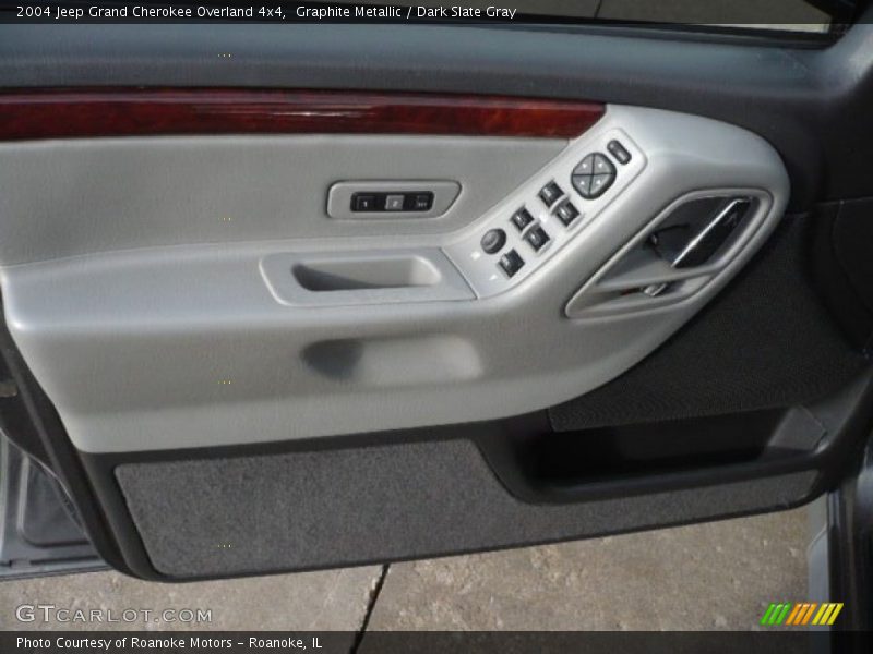Graphite Metallic / Dark Slate Gray 2004 Jeep Grand Cherokee Overland 4x4