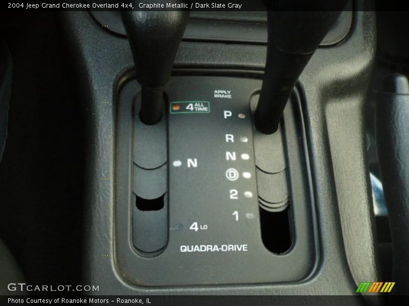 Graphite Metallic / Dark Slate Gray 2004 Jeep Grand Cherokee Overland 4x4