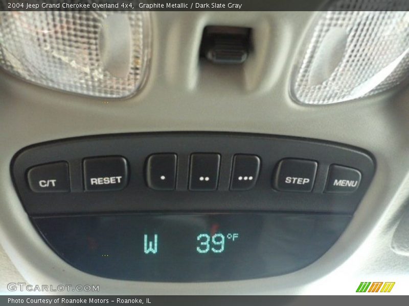 Graphite Metallic / Dark Slate Gray 2004 Jeep Grand Cherokee Overland 4x4
