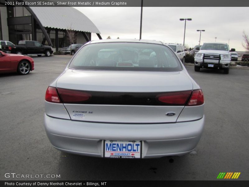 Silver Frost Metallic / Medium Graphite 2001 Ford Escort SE Sedan