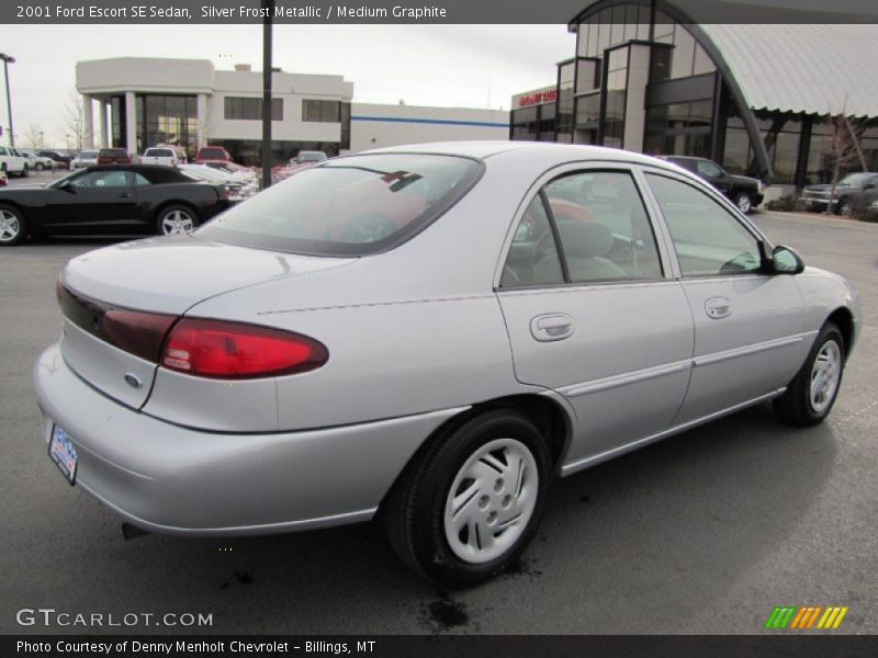 Silver Frost Metallic / Medium Graphite 2001 Ford Escort SE Sedan