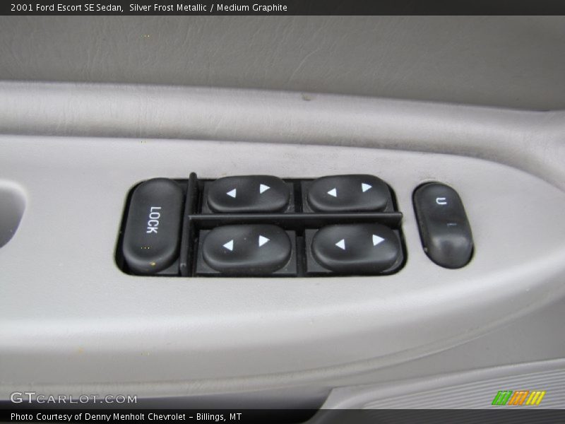 Silver Frost Metallic / Medium Graphite 2001 Ford Escort SE Sedan