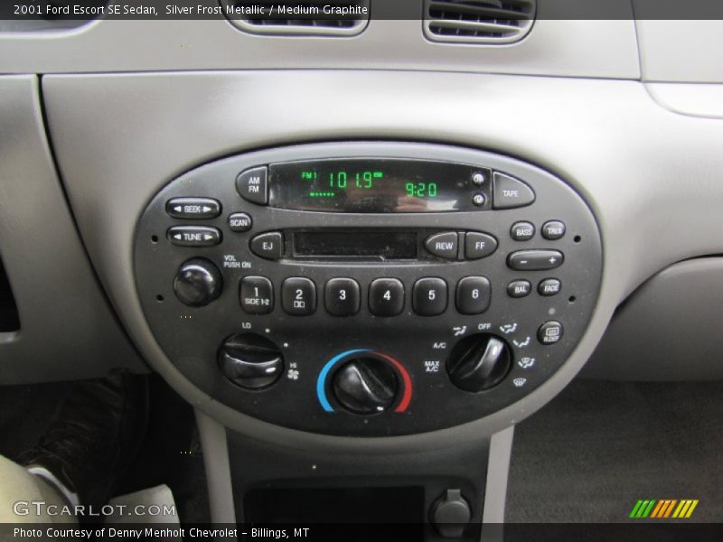 Silver Frost Metallic / Medium Graphite 2001 Ford Escort SE Sedan
