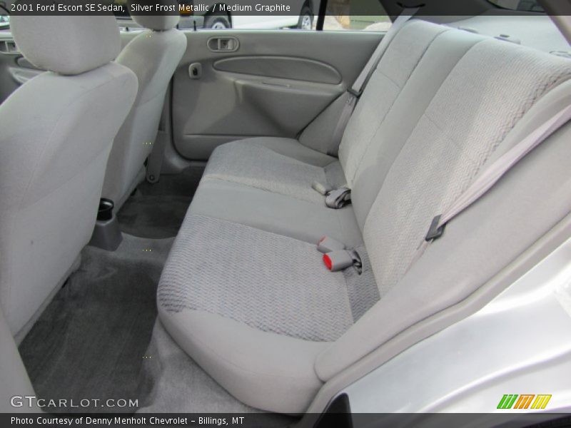 Silver Frost Metallic / Medium Graphite 2001 Ford Escort SE Sedan