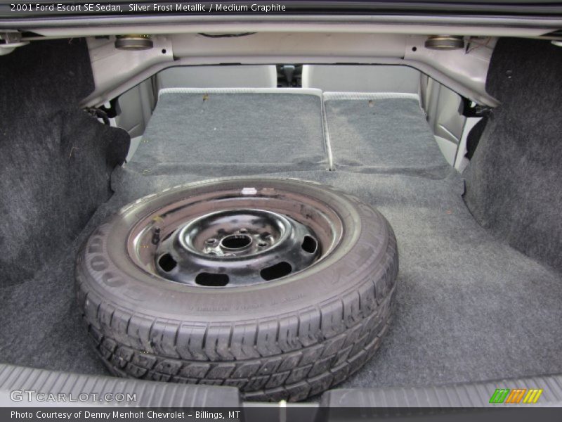Silver Frost Metallic / Medium Graphite 2001 Ford Escort SE Sedan