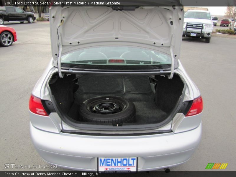 Silver Frost Metallic / Medium Graphite 2001 Ford Escort SE Sedan