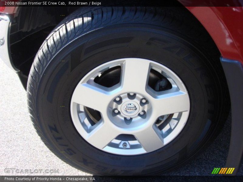 Red Brawn / Beige 2008 Nissan Frontier SE Crew Cab