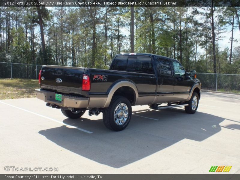 Tuxedo Black Metallic / Chaparral Leather 2012 Ford F350 Super Duty King Ranch Crew Cab 4x4