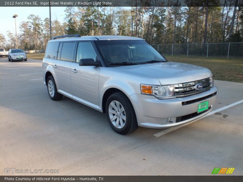 Ingot Silver Metallic / Medium Light Stone 2012 Ford Flex SE