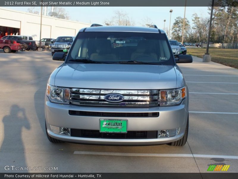 Ingot Silver Metallic / Medium Light Stone 2012 Ford Flex SE