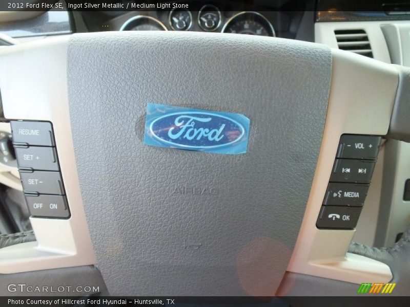 Ingot Silver Metallic / Medium Light Stone 2012 Ford Flex SE